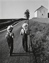 TICE, GEORGE A. (1938- ) ""The Amish Portfolio."" With 12 (of 12) original photographs. Introduction by Jacob Deschin.